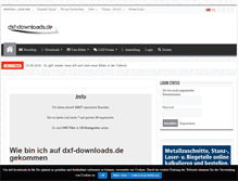 Tablet Screenshot of dxf-downloads.de